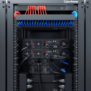 CyberPower OR2200LCDRTXL2U Rack or Tower UPS, UL Rated, rotatable LCD panel, 8x NEMA 5-20R